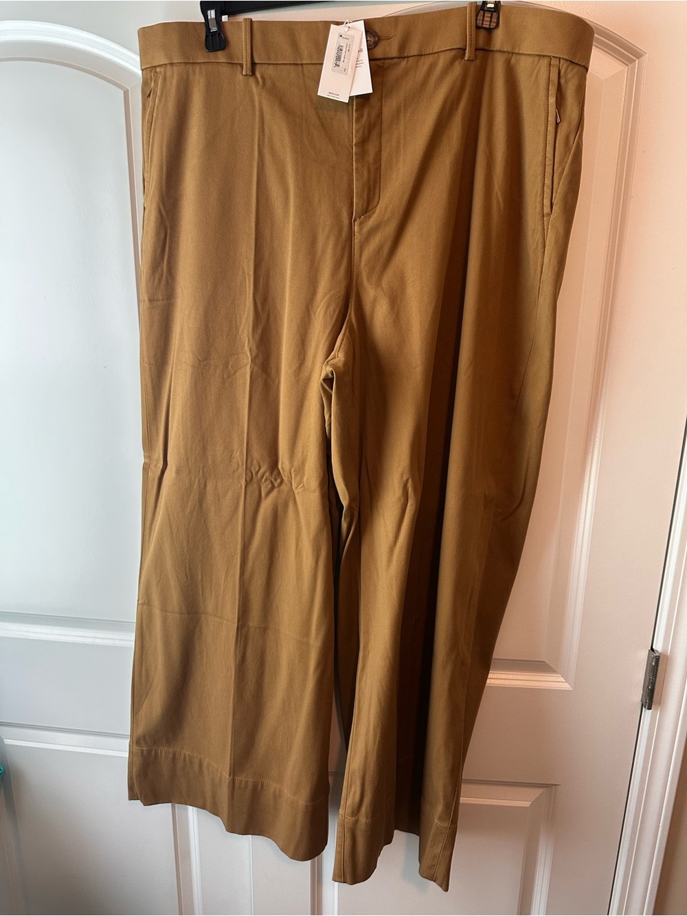 SPANX Wide Leg Trousers in Camel - Picture 1 of 5